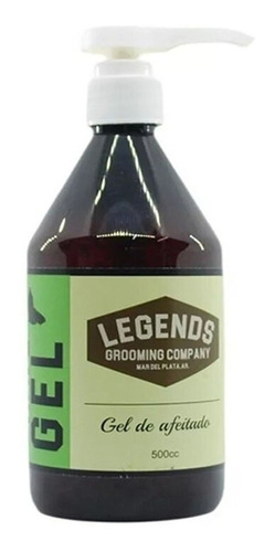 Gel De Afeitar Legends Shaver Gel Barberia X500ml