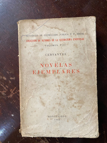 Cervantes, Lope De Vega, 2 Libros, Novelas Ejemplares  A6