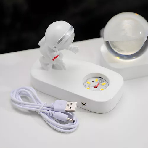Lampara Modelo Astronauta Con Esfera 3d Galaxia