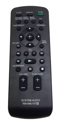 Control Remoto Audio Sony Parlante Con Dock