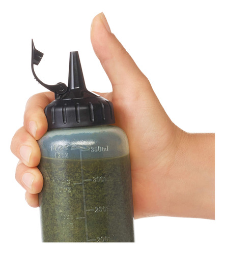 Juego De Botellas Exprimibles, Transparente, Transparente,