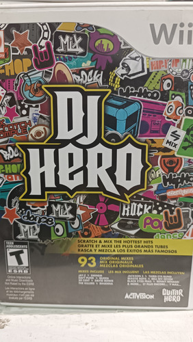 Dj Hero Para Wii Físico Original (Usado)