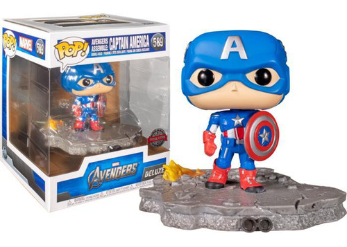 Boneco Funko Pop Marvel Avengers Captain America 589