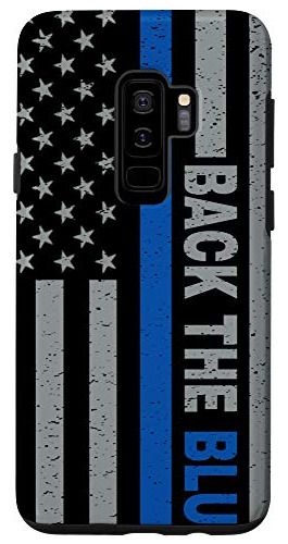 Funda Para Galaxy S9+ Thin Azul Line American Flag