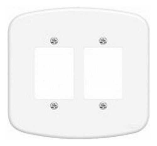 Placa Conjunto Fame Blanc 4x4 F-33 - 3 Interruptores + 3 Int