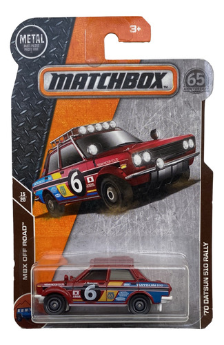 Matchbox Mbx Off Road 15/20 ´70 Datsun 510 Rally