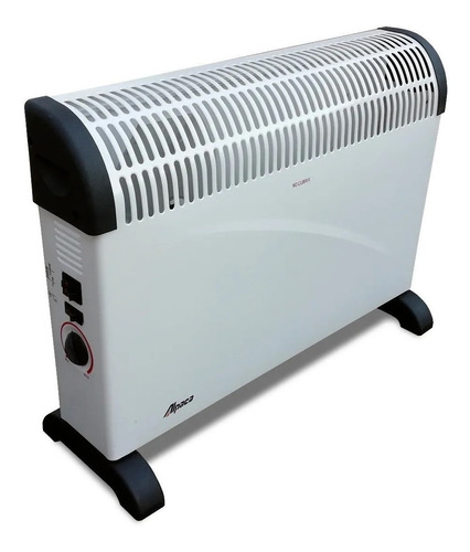 Imagen 1 de 1 de Calefactor eléctrico Alpaca DL01T blanco y negro 220V 