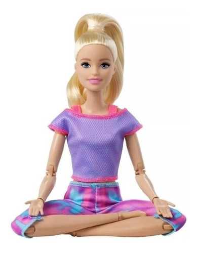 Imagem 1 de 10 de Barbie Feita Para Mexer Loira Articulada 2021 Ms Sj
