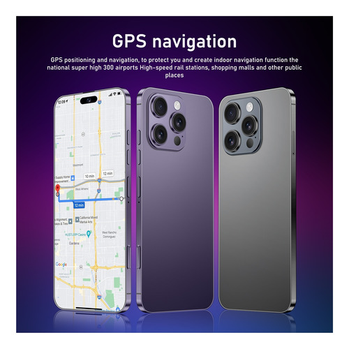 Teléfono Inteligente Android Barato I16 Pro Max 8gb+256gb