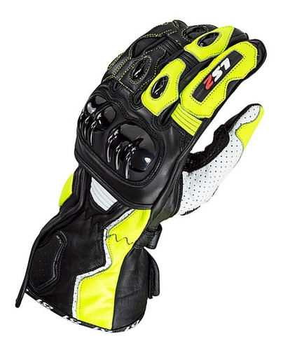 Guantes Moto Ls2 Swift Racing Cuero Man 