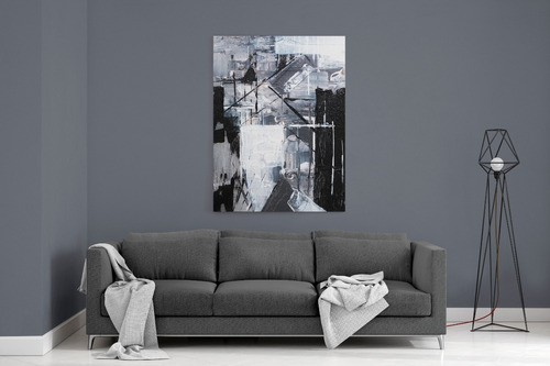 Cuadro Decorativo Arte Abstracto En Canvas 60x90 Cm