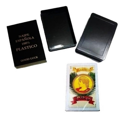 Baraja Española Plastico 100% 40 Cartas Lavable 6 Piezas