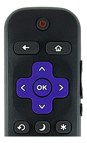 Control Compatible Con Tcl Roku Tv Smart 4k Vix + Funda Pila