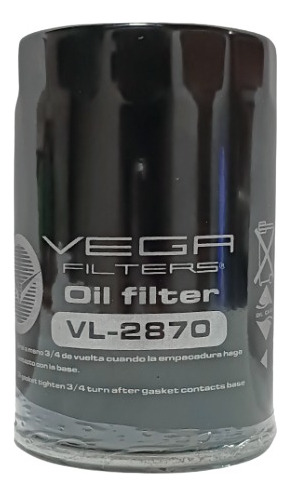 Filtro Aceite Vega Ford Fiesta Move Power Max 1.6l Largo