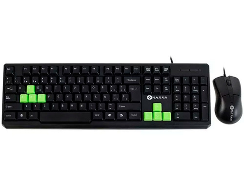 Kit Teclado Y Mouse Naceb Na-457 Usb Negro /v