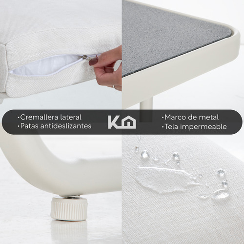 Juego De Comedor Sillas Mesa Para Jardín Rattan Sunset 5 Pzs