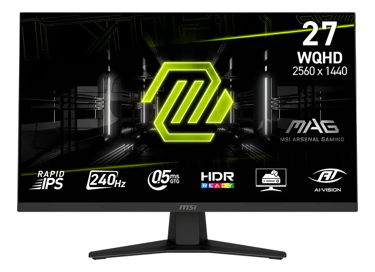 Monitor Msi Mag 274qf X24 27 Wqhd 240hz 0.5ms Rapid Ips Negro