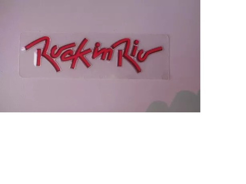 Emblema Rock In Rio Fox Original Volkswagen