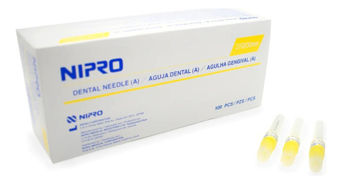 Aguja Dental 27g X 30mm Nipro