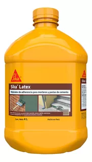 Mejorador De Adherencia Para Morteros Sika Latex X 4 Kg