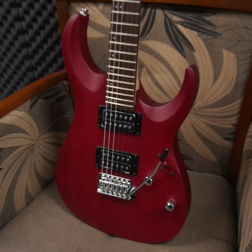 Imagem 2 de 9 de Guitarra Cort Eletrica X 100 Super Strato Hh Opbc Vermelha