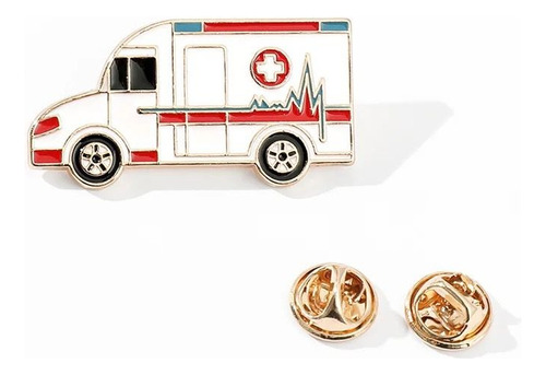 Pin De Solapa, Insignia, Ambulancia, Prendedor, Ropa,