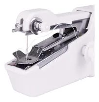 Comprar Mini Domestica Maquina De Costura Portatil Fio Branco.