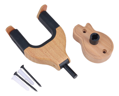 Soporte De Pared Para Guitarra Con Cierre Automático.base