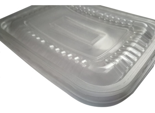 Imagen 3 de 12 de Bandeja De Plastico 105 + Tapa Descartable Banplast X100 U