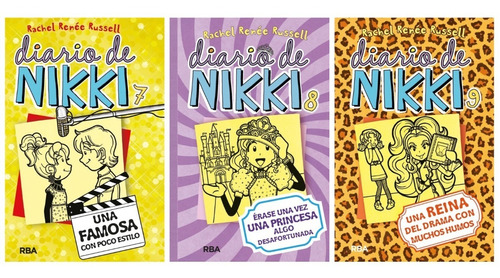 Pack Libros Diario De Nikki 7 8 Y 9 - Russell Rba Molino