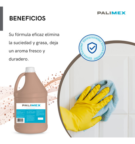 Palimex Limpiador Multiusos Pino Suciedad Y Grasa 3.7lt