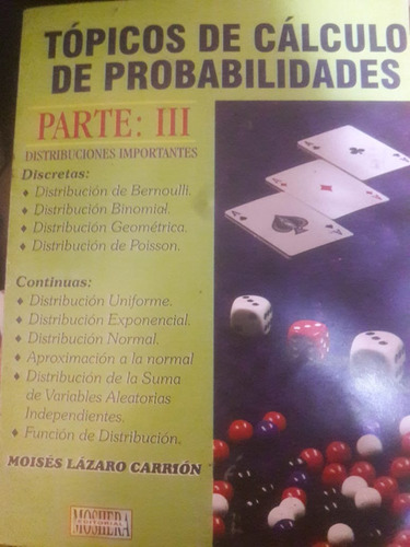 Tópicos De Calculo De Probabilidades Parte Iii -  M. Lazaro 