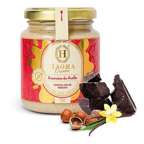 Creme Amorino De Avelã Haoma 220g Com Whey Zero Lactose