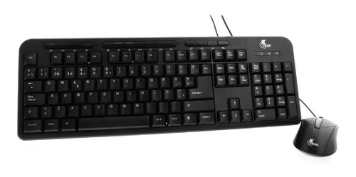 Combo Teclado+mouse C/cable Usb Español Klipxtreme Xtk-301s