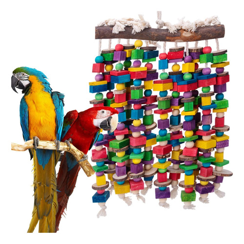 Bloques De Madera Natural De Pájaros De Pájaros Extra De Con