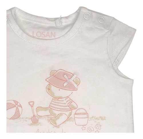 Conjunto De Camiseta Y Legging, Losan, 21w-8003al Para Bebé
