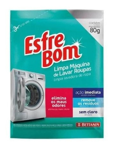 Limpa Máquina De Lavar Roupas Esfrebom 80g