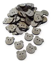 Comprar 50 Botones Infantiles Madera Sacos Tejidos Escarpines Etc