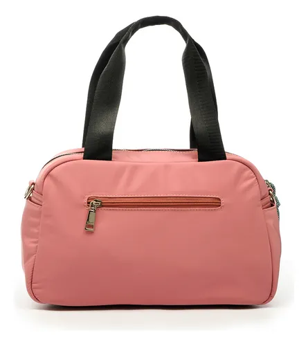 Cartera Dos Asas Mediana Luxor Rosado