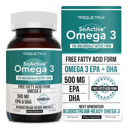 Omega 3 Epa Y Dha Soactive Triquetra 60 Cápsulas