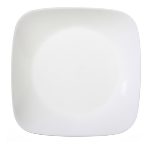 Plato 22 Cms Almuerzo Square Pure  White Corelle - 1069960