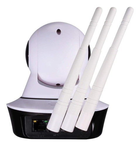 Câmera Ip 3 Antenas Wireless 3ª Geração Wifi C/ Visão Not...