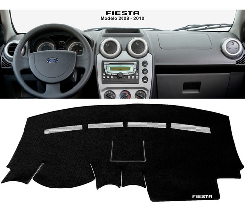 Cubretablero Bordado Ford Fiesta Modelo 2008 - 2010