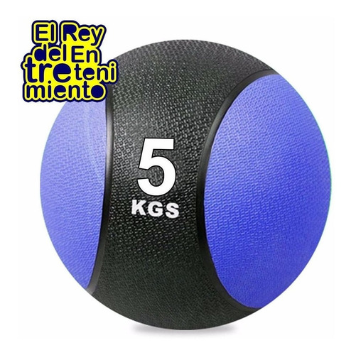 Imagen 2 de 7 de Balón Medicinal 5kg Medicine Ball Pelota C/ Peso - El Rey