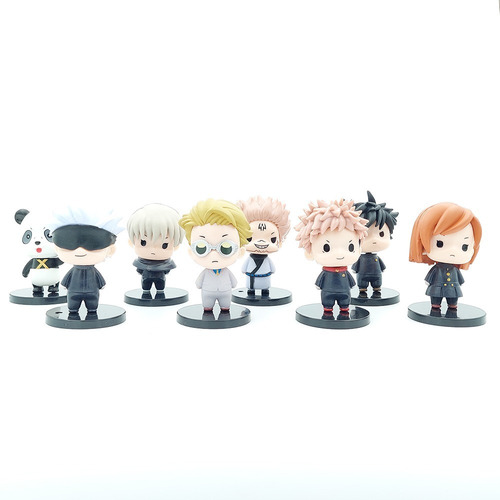 Set 8 Figuras Jujutsu Kaisen Anime De Colección