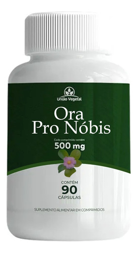 Ora Pro Nóbis 500mg C/90 Cápsulas União Vegetal