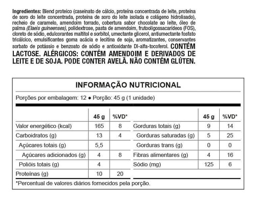 Display Barra Protein 12 Un. De 45g - Nutrata