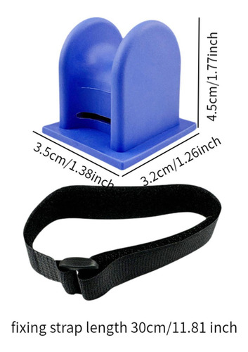 Soporte Para Caña De Pescar Con Clip En Un Azul Con Forma