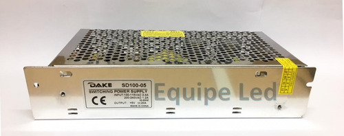 Fonte Estabilizada Chaveada 100w 5v 20a Bivolt C/