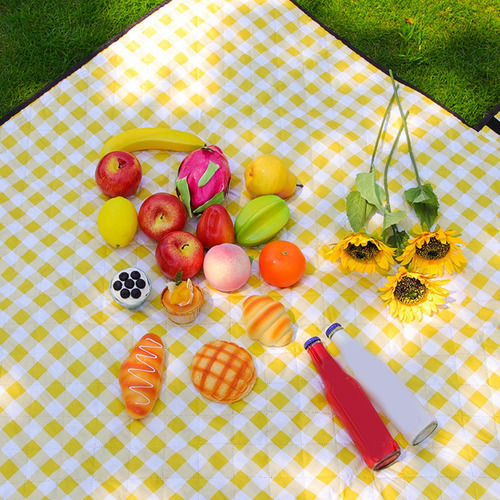 Manta De Picnic Manta Al Aire Libre 150x200cm Amarillo